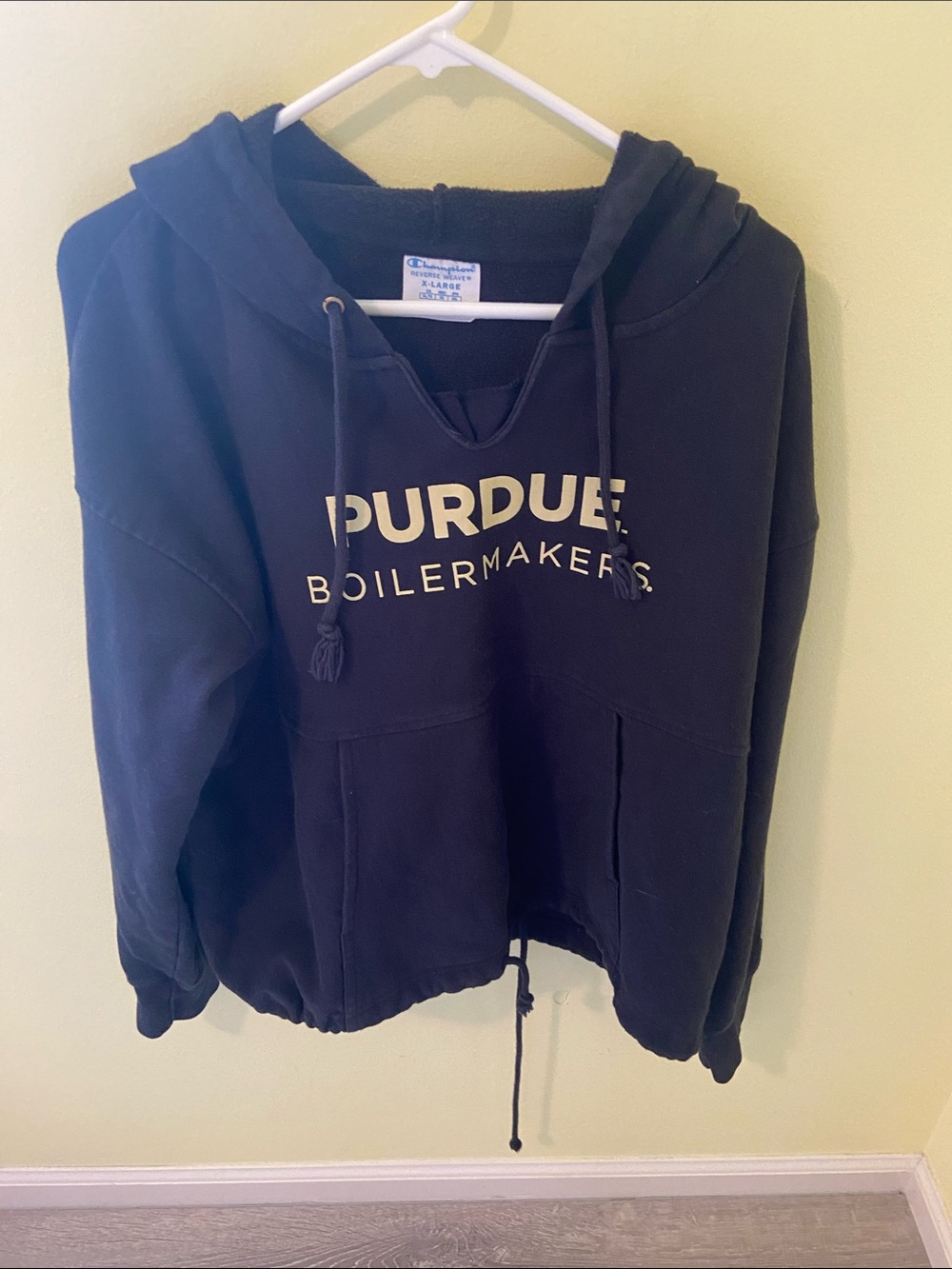 Champion Black Purdue Hoodie